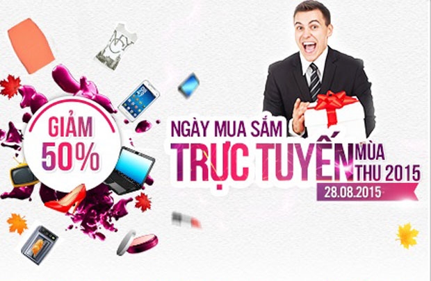Mua hàng khuyến mại lên tới 50% trong Ngày mua sắm mùa thu 2015